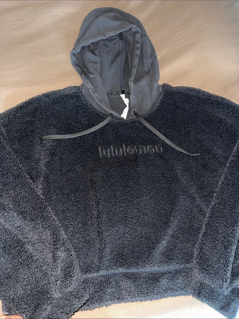 lululemon athletica Black Teddy Fleece Hoodie Jacket